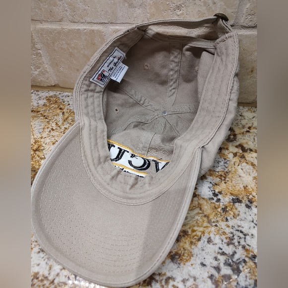 Virginia commonwealth university VCU tan strapback hat, nwot - Picture 3 of 5